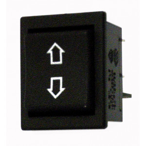 PREKIDAC SIROKI GORE-DOLE CRNI 16A 6 kontakta 22x30mm