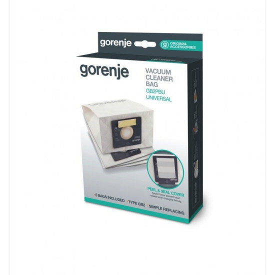 KESA ZA USISIVAC GORENJE SET 5 KOMADA + FILTER 570731 GB2 ORIGINAL KESA ZA USISIVAC GORENJE SET 5 KOMADA + FILTER 570731 GB2 ORIGINAL