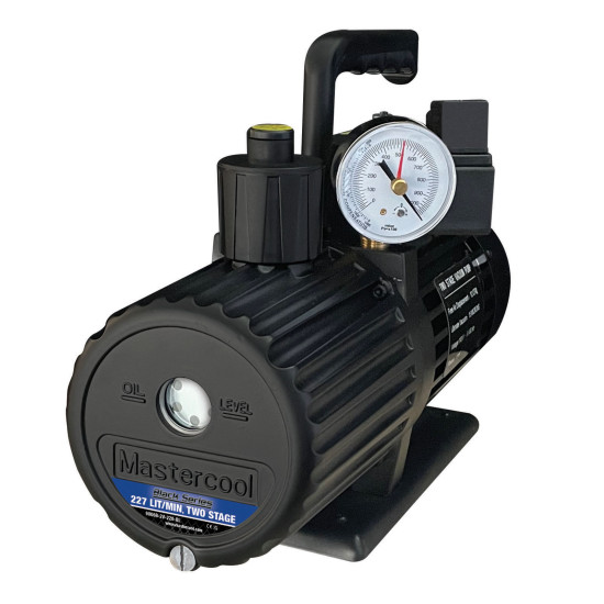 VAKUM PUMPA DVOSTEPENA 227 L/min SA SOLENOIDNIM VENTILOM I MANOMETROM MASTERCOOL 90068-2v-220SVBL VAKUM PUMPA DVOSTEPENA 227 L/min SA SOLENOIDNIM VENTILOM I MANOMETROM MASTERCOOL 90068-2v-220SVBL