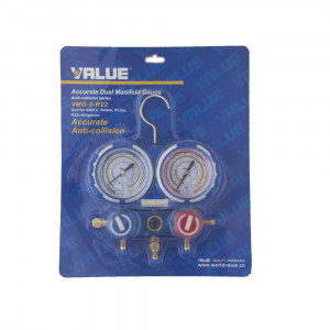 MANOMETAR 2/2 R-22 134A 404A 407C VALUE VMG-2-R22-03 F80 MANOMETAR 2/2 R-22 134A 404A 407C VALUE VMG-2-R22-03 F80