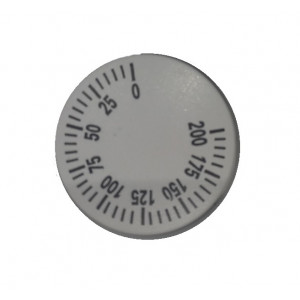 DUGME TERMOSTATA SA ROZETNOM 0-200C BELO