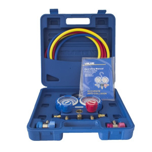 MANOMETAR U KOFERU SA CREVIMA ZA AUTO KLIME R 134A VALUE  VMG-2-R134A-B MANOMETAR U KOFERU SA CREVIMA ZA AUTO KLIME R 134A VALUE  VMG-2-R134A-B