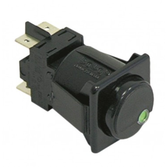 PREKIDAC TASTER ZA KAFE APARAT BIPOLARNI CRNI 16A 250V 28X28mm PREKIDAC TASTER ZA KAFE APARAT BIPOLARNI CRNI 16A 250V 28X28mm