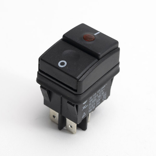 PREKIDAC ZA KAFE APARAT BIPOLARNI CRNI 16A 250V 22X30mm PREKIDAC ZA KAFE APARAT BIPOLARNI CRNI 16A 250V 22X30mm