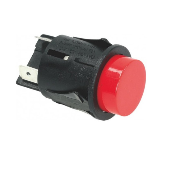 PREKIDAC TASTER ZA KAFE APARAT BIPOLARNI CRVENI 16A 250V fi 25 mm PREKIDAC TASTER ZA KAFE APARAT BIPOLARNI CRVENI 16A 250V fi 25 mm