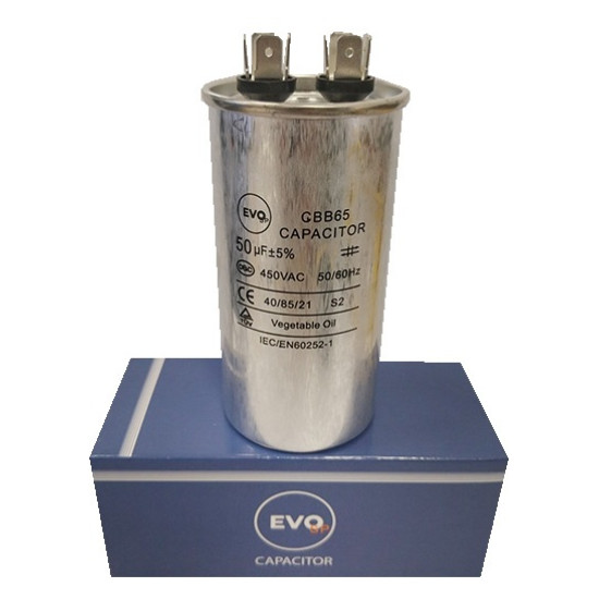 KONDENZATOR ZA KLIMU METALNI 50mf 450V CBB65 EVO SP