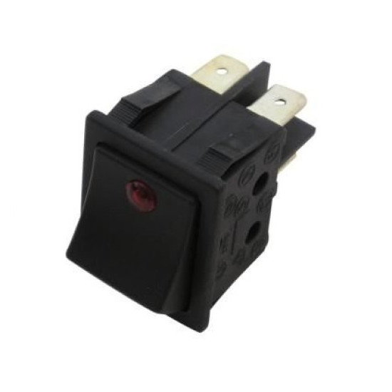 PREKIDAC ZA KAFE APARAT BIPOLARNI CRNI 16A 250V 22X30mm 120C PREKIDAC ZA KAFE APARAT BIPOLARNI CRNI 16A 250V 22X30mm 120C