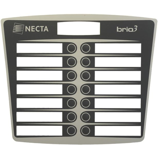 BLACK CONTROL PLATE