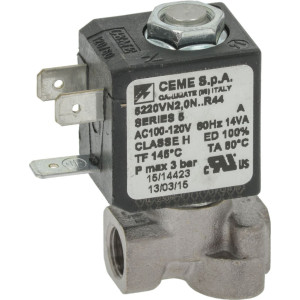 SOLENOID VALVE 2-WAYS CEME ϕ 1/8