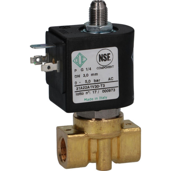 SOLENOID VALVE ODE 3-WAY ϕ 1/4 SOLENOID VALVE ODE 3-WAY ϕ 1/4