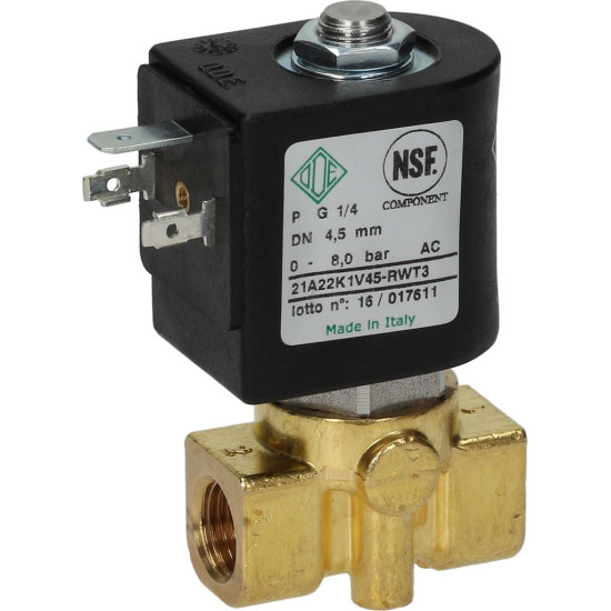 SOLENOID VALVE ODE 2-WAY ϕ 1/4 SOLENOID VALVE ODE 2-WAY ϕ 1/4