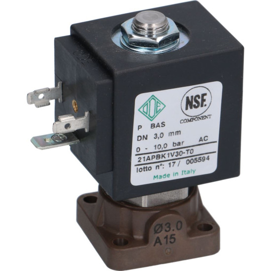 SOLENOID VALVE ODE 2-WAY 110/120V 15VA SOLENOID VALVE ODE 2-WAY 110/120V 15VA
