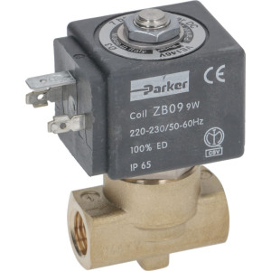 SOLENOID VALVE PARKER 2-WAY 230V 50/60Hz