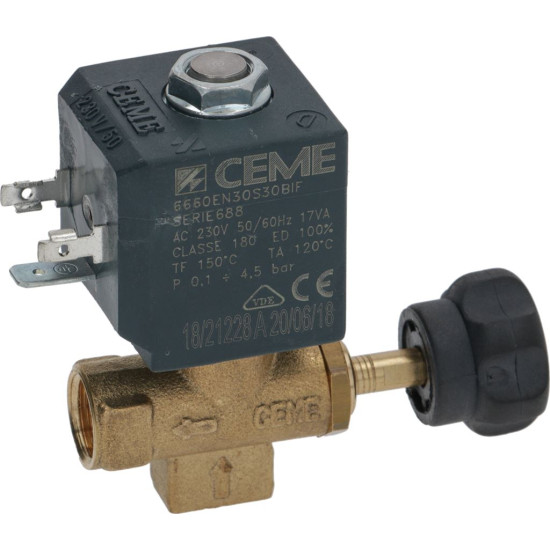 SOLENOID VALVE 2-WAYS CEME ϕ 1/4 SOLENOID VALVE 2-WAYS CEME ϕ 1/4