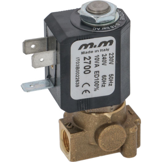 SOLENOID VALVE 2-WAYS M&M 230/240V 50Hz SOLENOID VALVE 2-WAYS M&M 230/240V 50Hz
