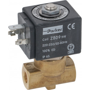 SOLENOID VALVE PARKER 2-WAY 230V 50/60Hz