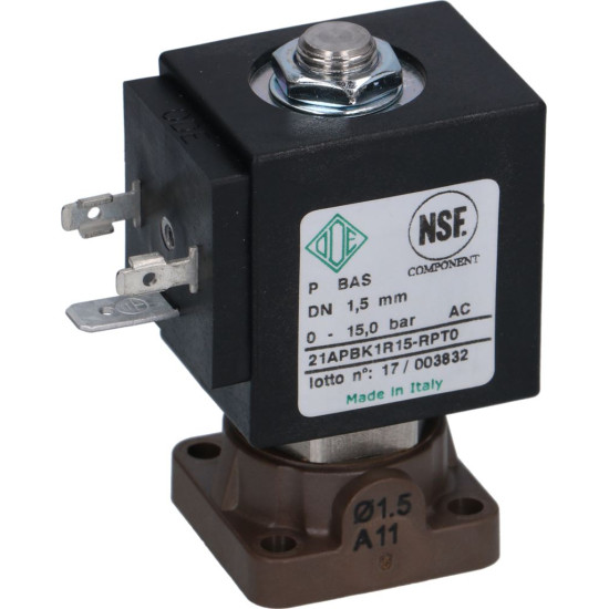 SOLENOID VALVE ODE 2-WAY 24VAC 8W SOLENOID VALVE ODE 2-WAY 24VAC 8W