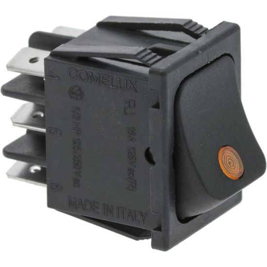 BIPOLAR SWITCH BLACK 16A 250V BIPOLAR SWITCH BLACK 16A 250V