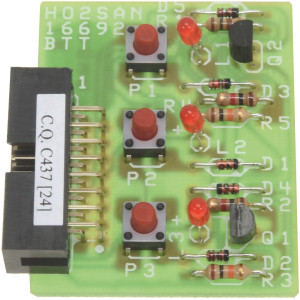 PUSH-BUTTON BOARD 3 BUTTONS