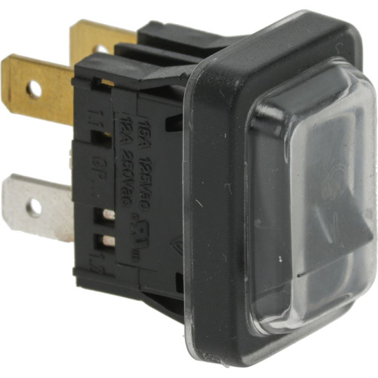 BIPOLAR SWITCH BLACK 12A 250V BIPOLAR SWITCH BLACK 12A 250V