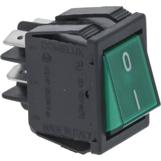 BIPOLAR SWITCH GREEN 16A 250V BIPOLAR SWITCH GREEN 16A 250V