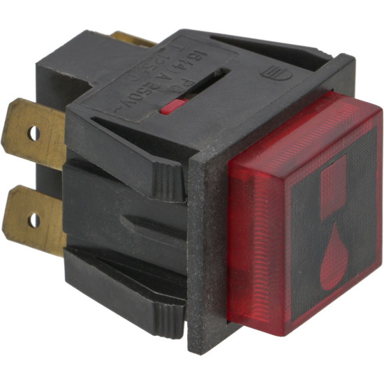 RED BIPOLAR PUSH BUTTON 16A 250V RED BIPOLAR PUSH BUTTON 16A 250V