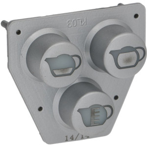 PUSH-BUTTON PANEL MEMBRANE 3 BUTTONS