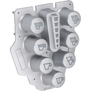 PUSH-BUTTON PANEL MEMBRANE 7 BUTTONS