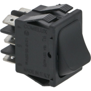 THREE-POLES PUSH-BUTTON BLACK 16A 250V