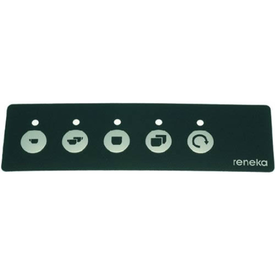 PUSH-BUTTON PANEL MEMBRANE 5 BUTTONS