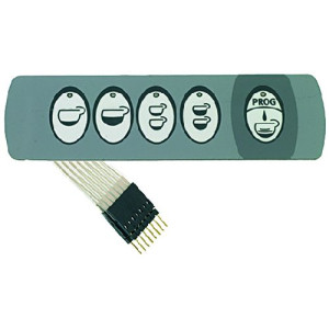 PUSH-BUTTON PANEL MEMBRANE 5 BUTTONS