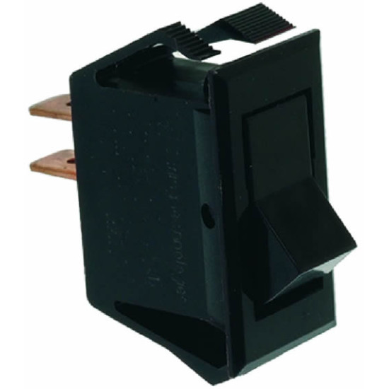 BIPOLAR PUSH-BUTTON BLACK 5/10A 250/125V