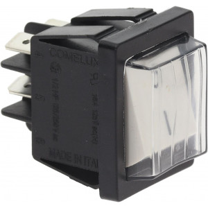 WHITE BIPOLAR SWITCH 16A 250V