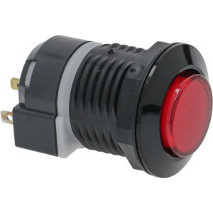 RED BIPOLAR BUTTON 6A 250V