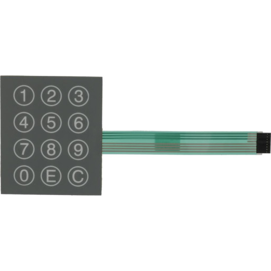 PUSH BUTTON PANEL DIAPHRAGM 12 BUTTONS
