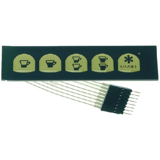 PUSH-BUTTON PANEL DIAPHRAGM 5 BUTTONS
