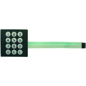 PUSH BUTTON PANEL DIAPHRAGM-12 BUTTONS