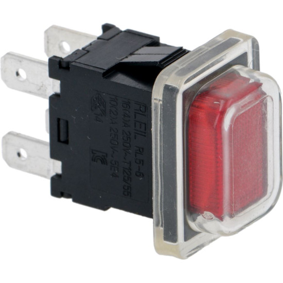 RED BIPOLAR SWITCH 16A 250V RED BIPOLAR SWITCH 16A 250V