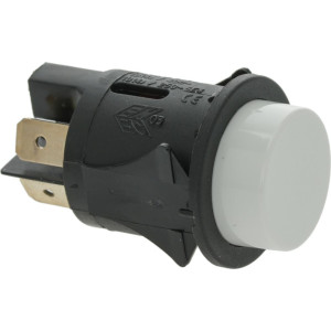 WHITE SINGLE-POLE PUSH-BUTTON 16A 250V