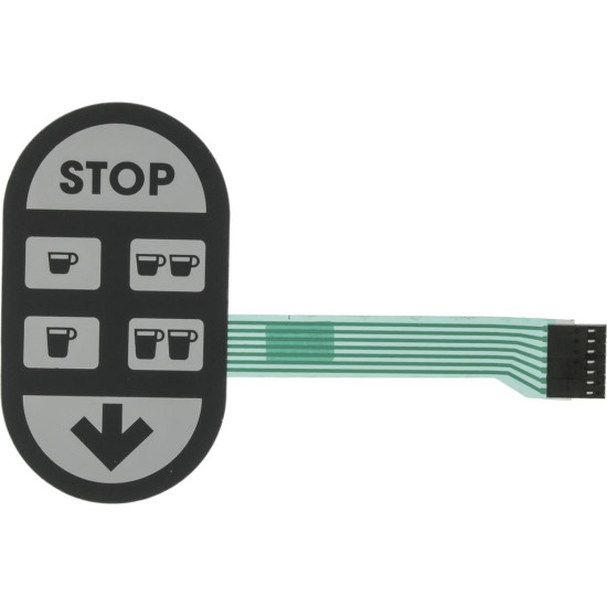 PUSH-BUTTON PANEL MEMBRANE 6 BUTTONS