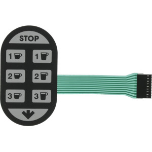 PUSH-BUTTON PANEL MEMBRANE 8 BUTTONS