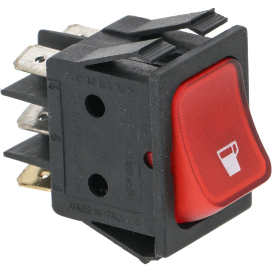 RED BIPOLAR SWITCH 16A 250V RED BIPOLAR SWITCH 16A 250V