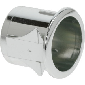 ROUND PUSH-BUTTON HOLDER CHROME-PLATE