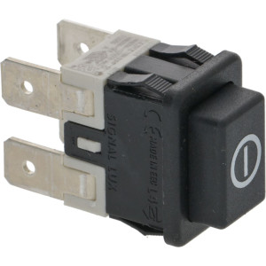 BIPOLAR SWITCH BLACK 16A 250V