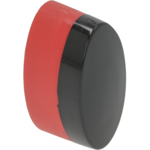 PUSH-BUTTON ELLIPTICAL 21x11 mm BL/OR