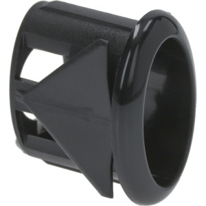 ELLIPT. PUSH-BUTT. HOUSING 21x11mm BLACK