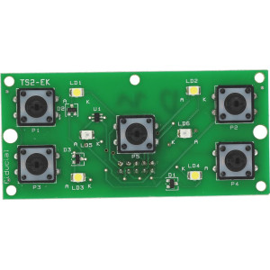 PUSH-BUTTON BOARD 5 BUTTONS