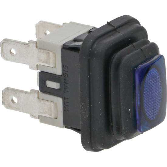 PUSH-BUTTON BIPOLAR BLUE 16A 250V PUSH-BUTTON BIPOLAR BLUE 16A 250V