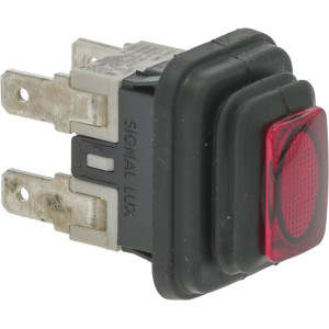 BIPOLAR SWITCH RED 16A 250V