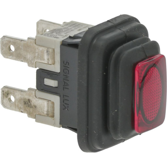 BIPOLAR SWITCH RED 16A 250V BIPOLAR SWITCH RED 16A 250V